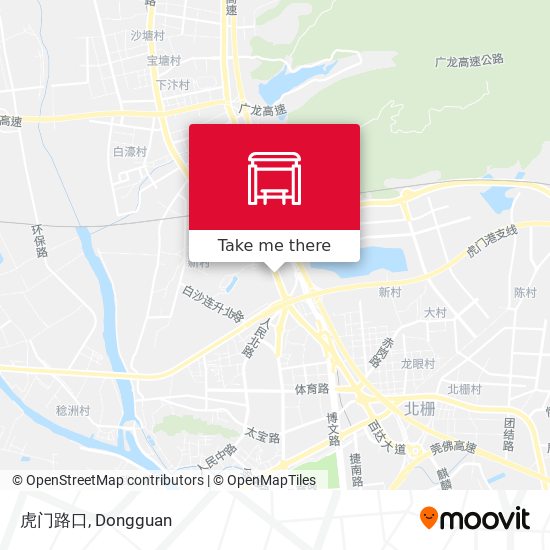 虎门路口 map