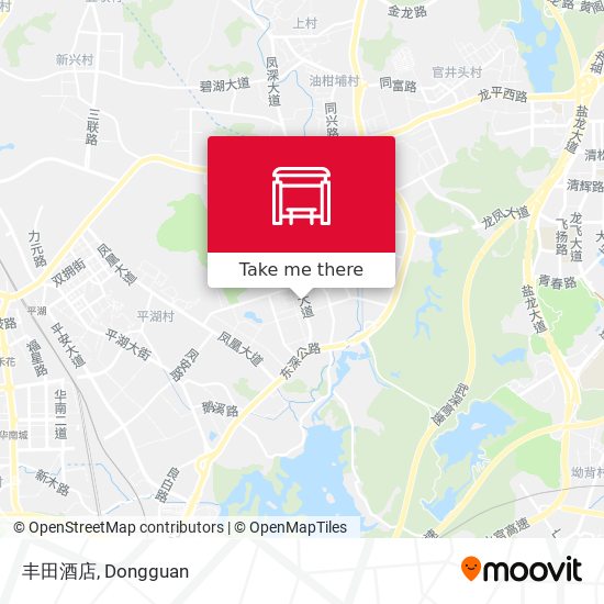 丰田酒店 map