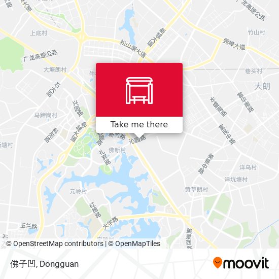 佛子凹 map