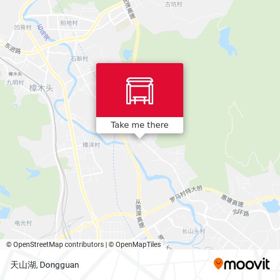天山湖 map