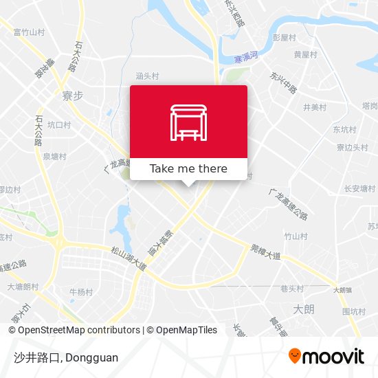沙井路口 map