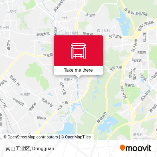 南山工业区 map