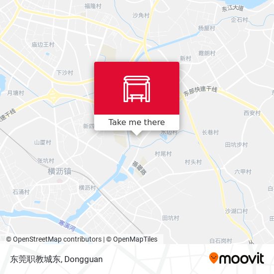 东莞职教城东 map
