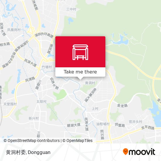黄洞村委 map