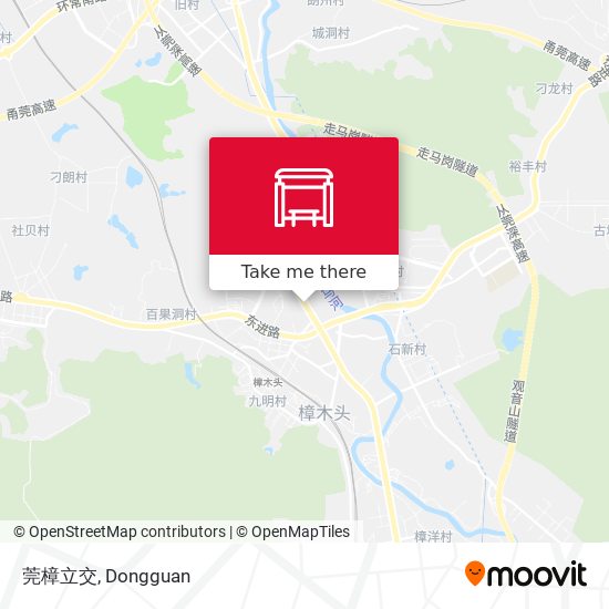 莞樟立交 map