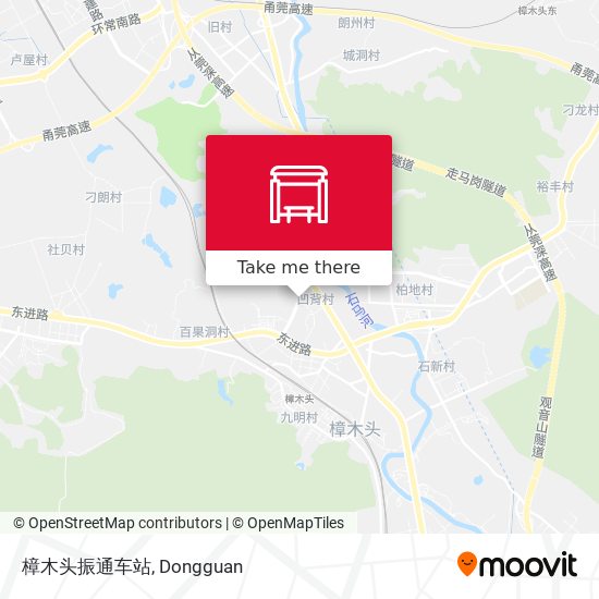 樟木头振通车站 map