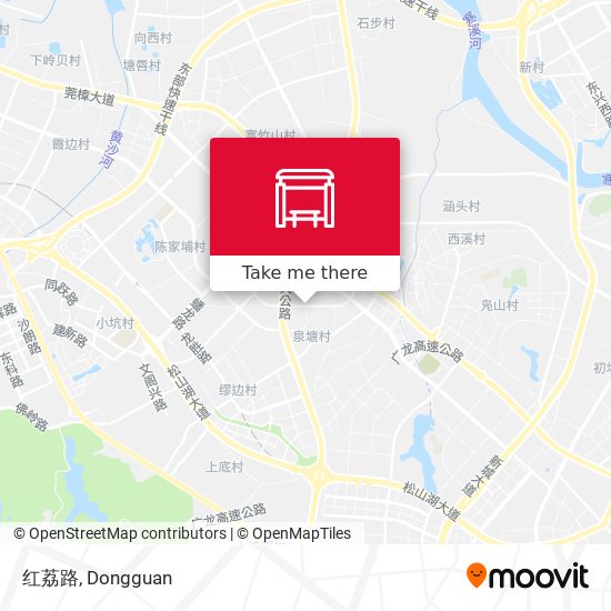 红荔路 map