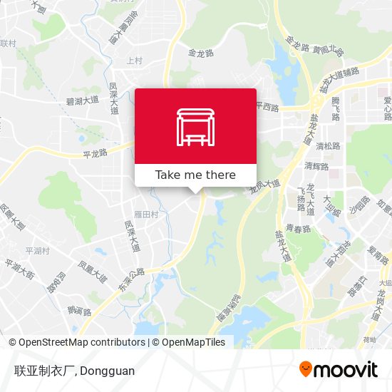 联亚制衣厂 map