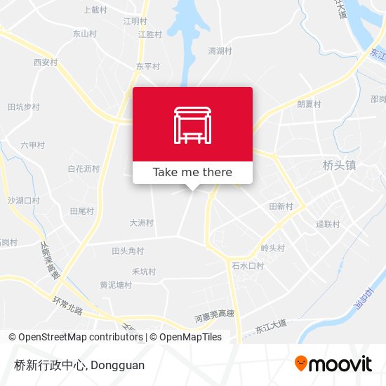 桥新行政中心 map