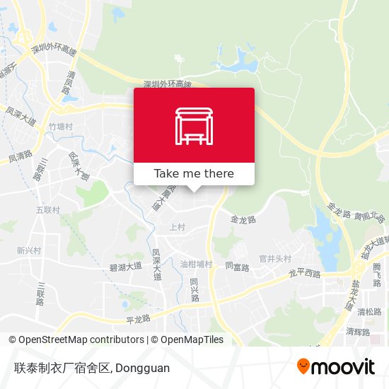 联泰制衣厂宿舍区 map
