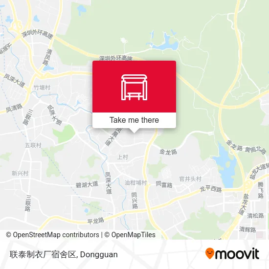 联泰制衣厂宿舍区 map