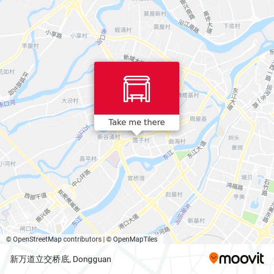 新万道立交桥底 map