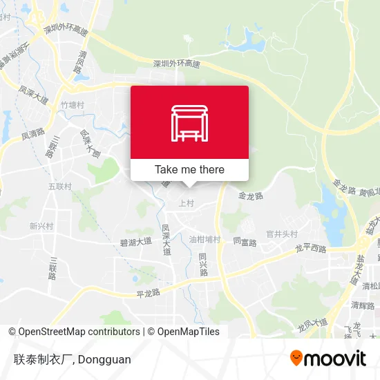 联泰制衣厂 map