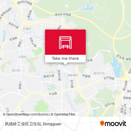 凤德岭工业区卫生站 map
