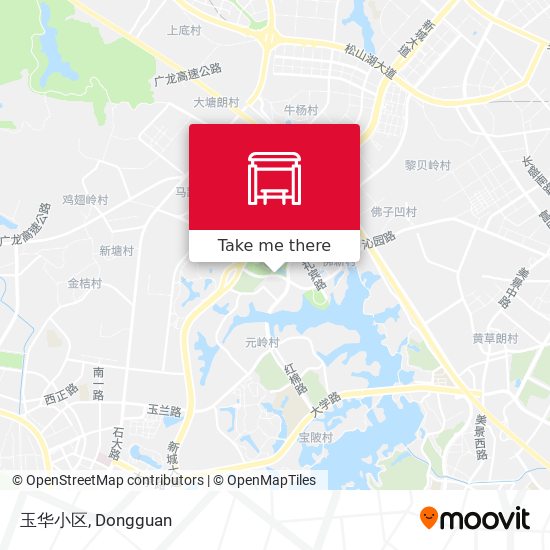 玉华小区 map