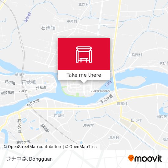 龙升中路 map