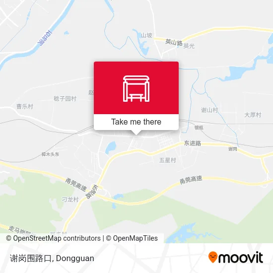 谢岗围路口 map