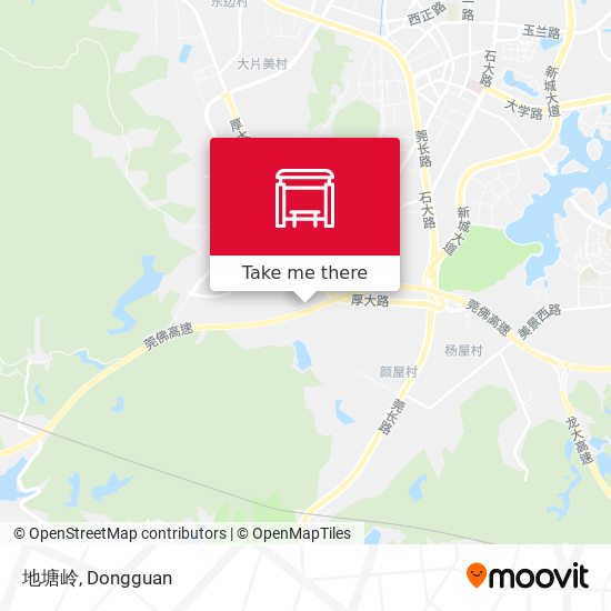 地塘岭 map