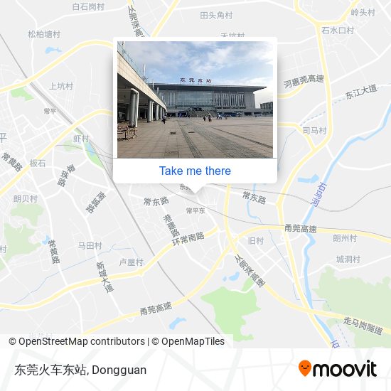 东莞火车东站 map