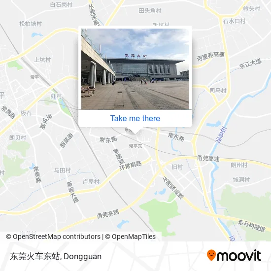 东莞火车东站 map