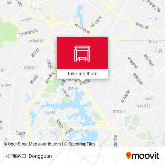 松佛路口 map