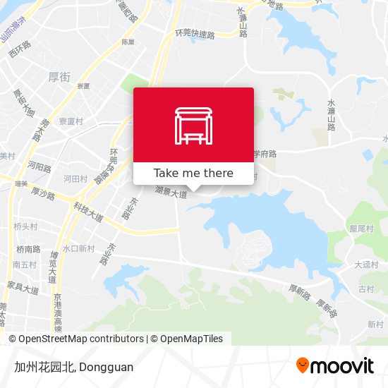 加州花园北 map