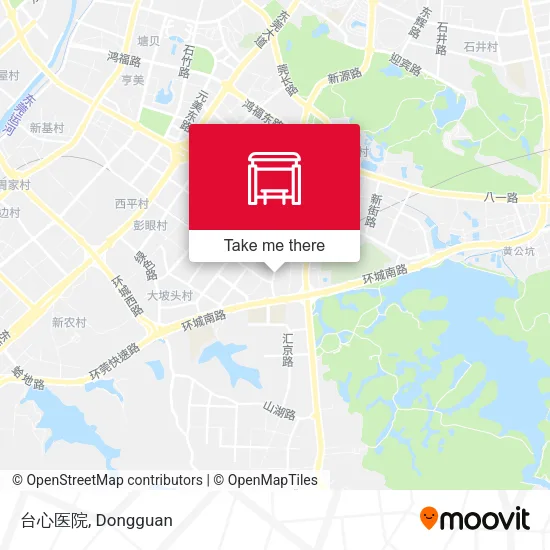 台心医院 map