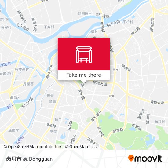 岗贝市场 map