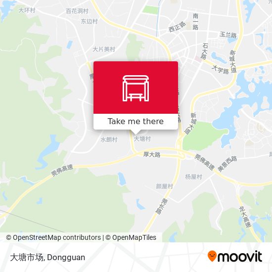 大塘市场 map