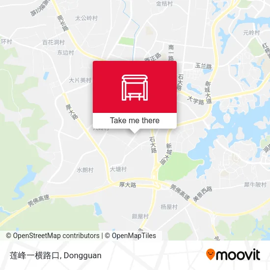 莲峰一横路口 map