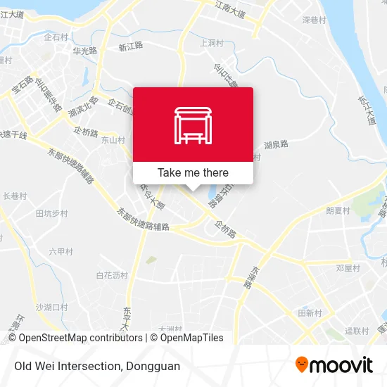Old Wei Intersection map