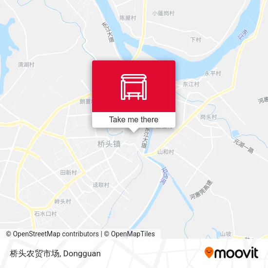 桥头农贸市场 map