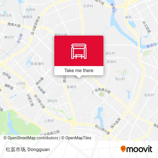 红荔市场 map