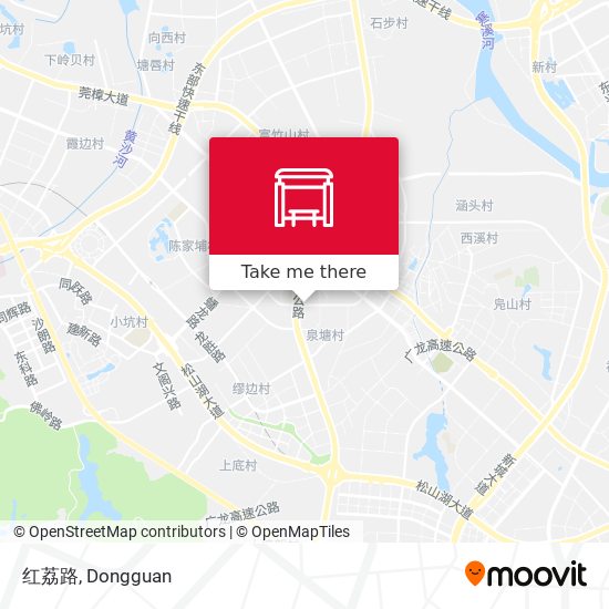 红荔路 map