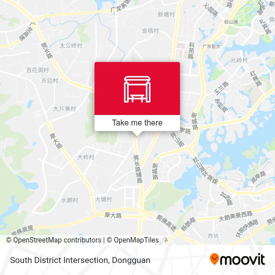 South District Intersection map
