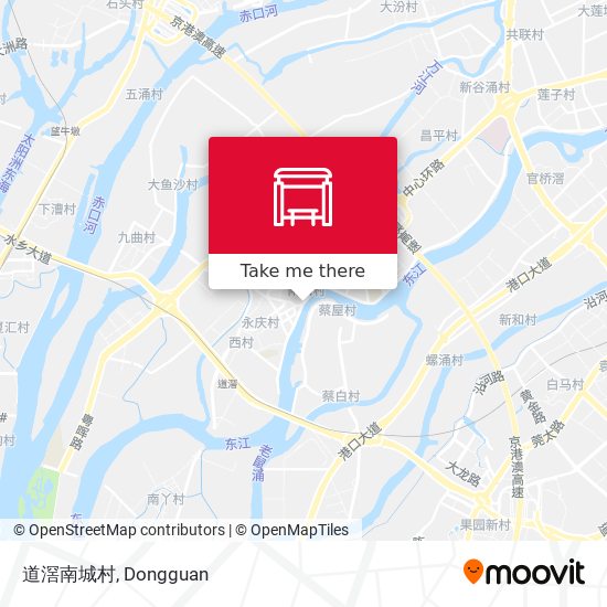 道滘南城村 map