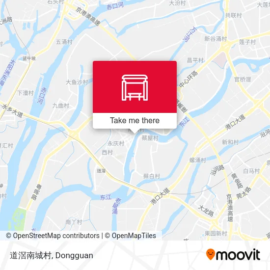 道滘南城村 map