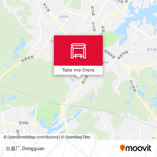 台盛厂 map