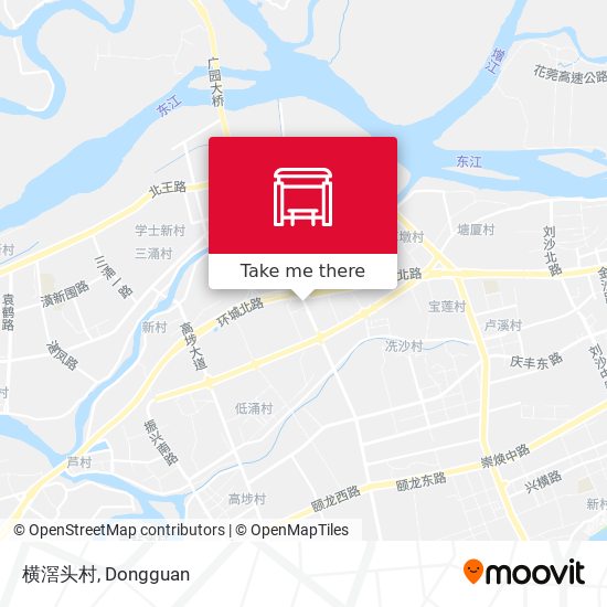 横滘头村 map