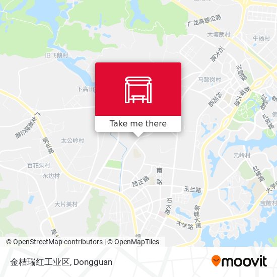 金桔瑞红工业区 map