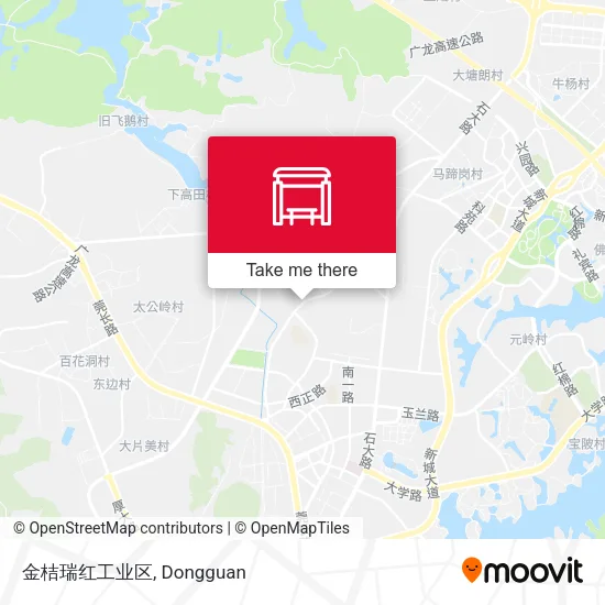 金桔瑞红工业区 map