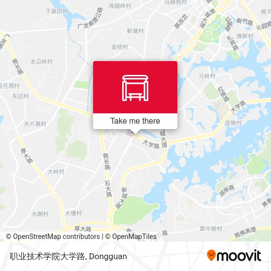 职业技术学院大学路 map