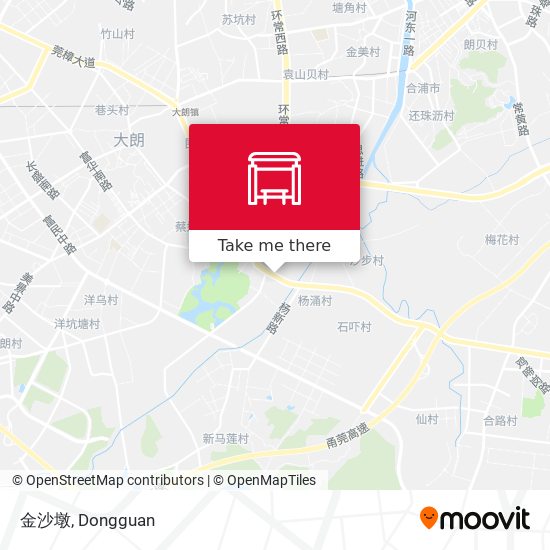 金沙墩 map