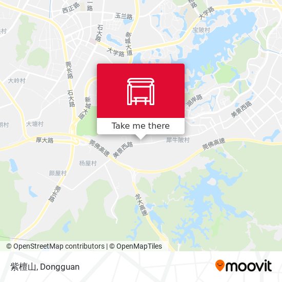 紫檀山 map