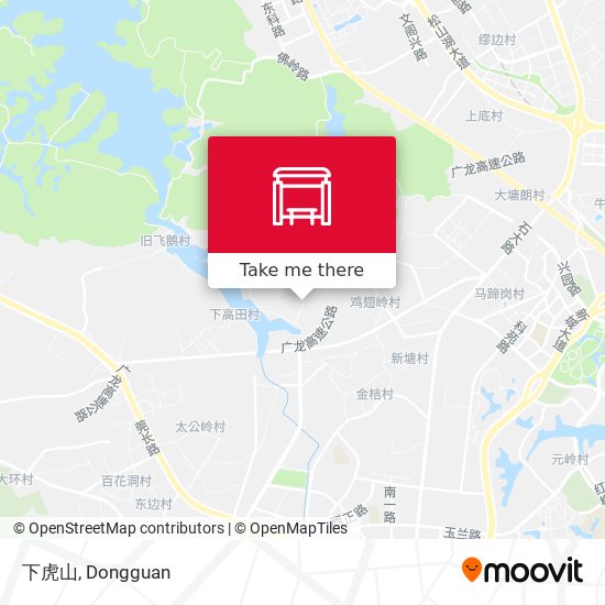 下虎山 map