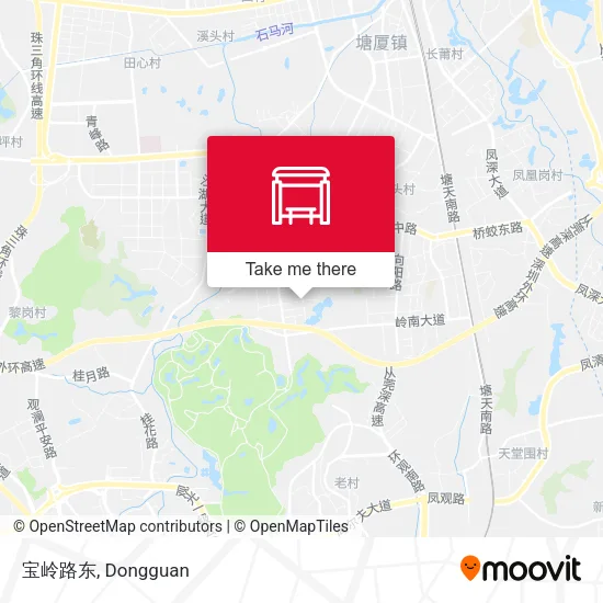 宝岭路东 map