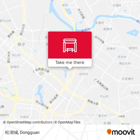 松湖城 map