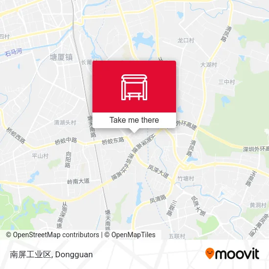 南屏工业区 map
