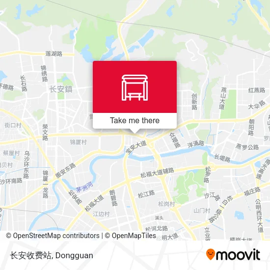 长安收费站 map