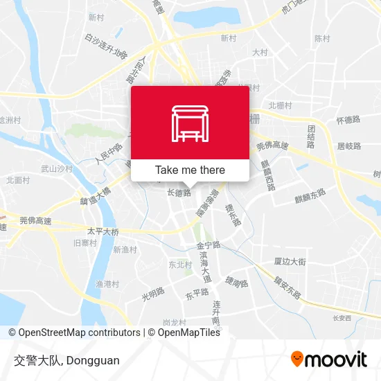 交警大队 map